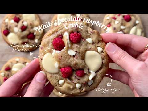 White Chocolate Raspberry Cookies