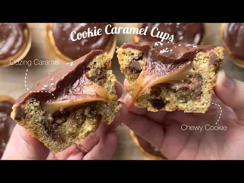 How I make THE BEST Ooey-Gooey Cookie Caramel Cups