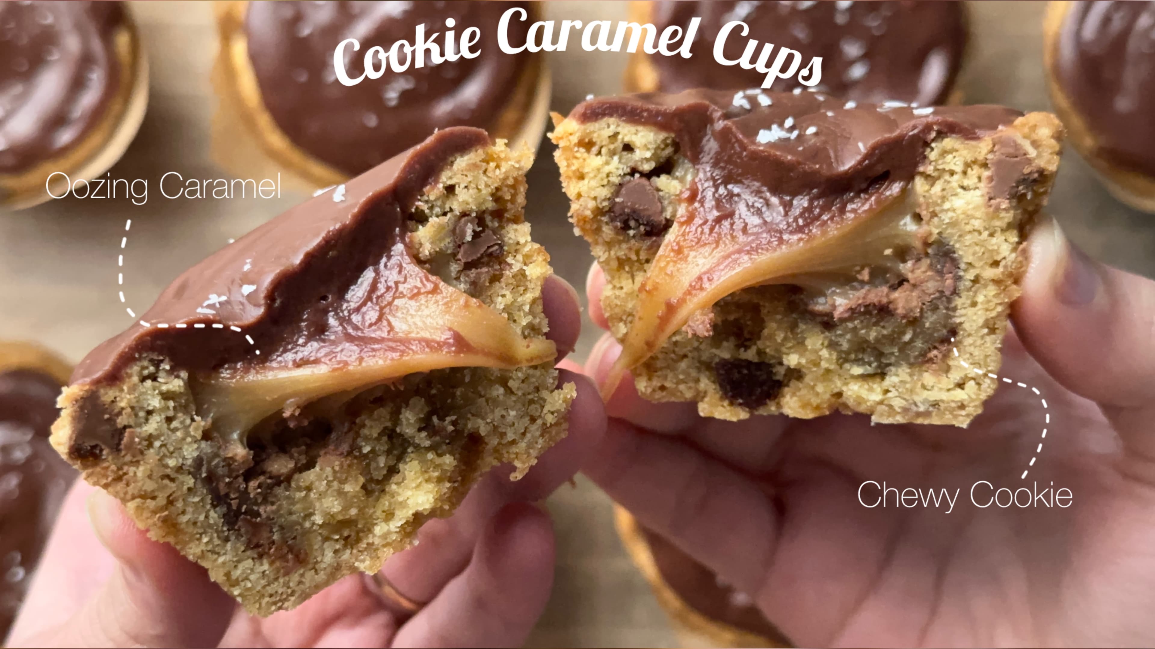 The Best Ooey-Gooey Cookie Caramel Cups