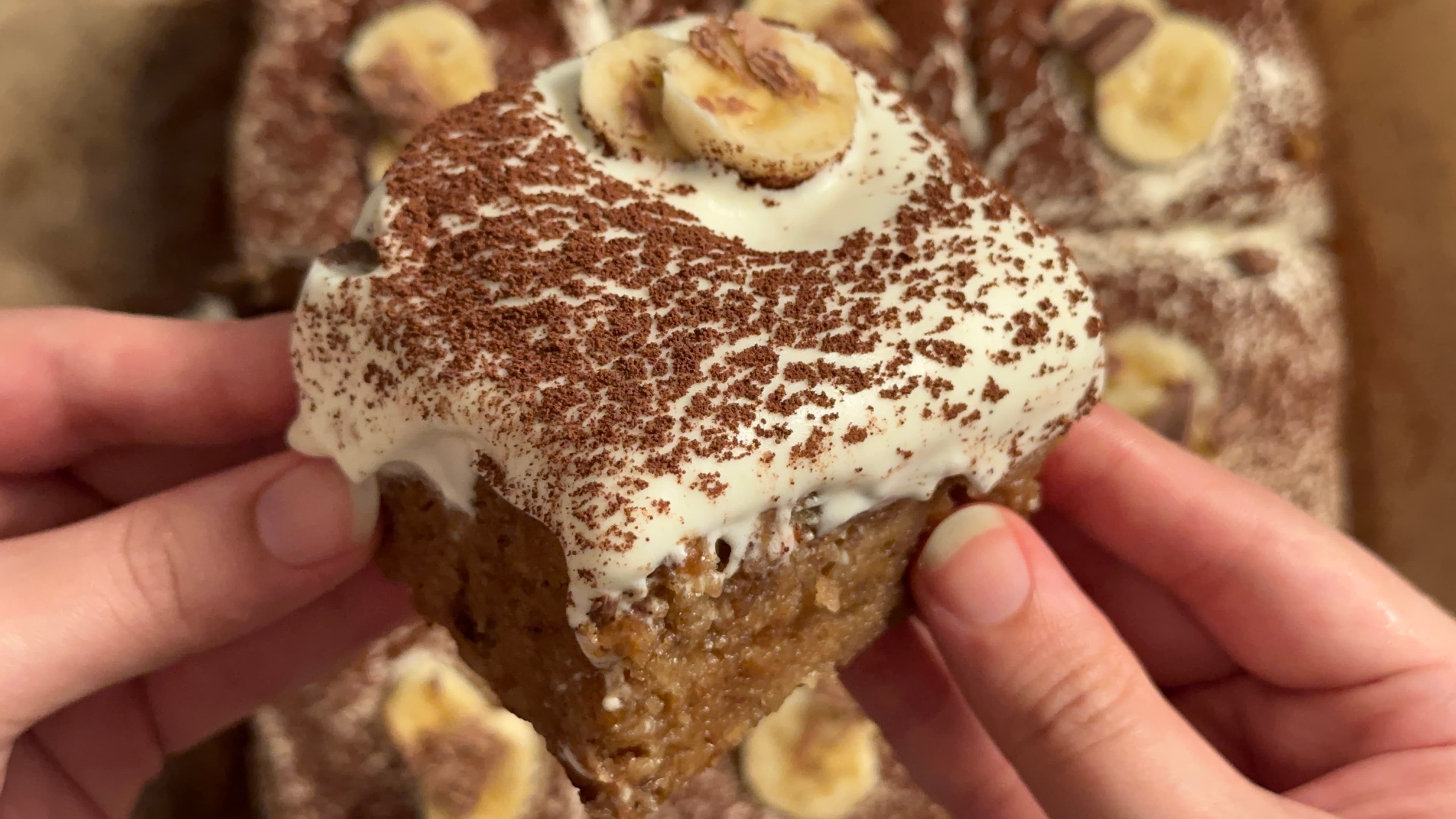 Tiramisu Banana Cake