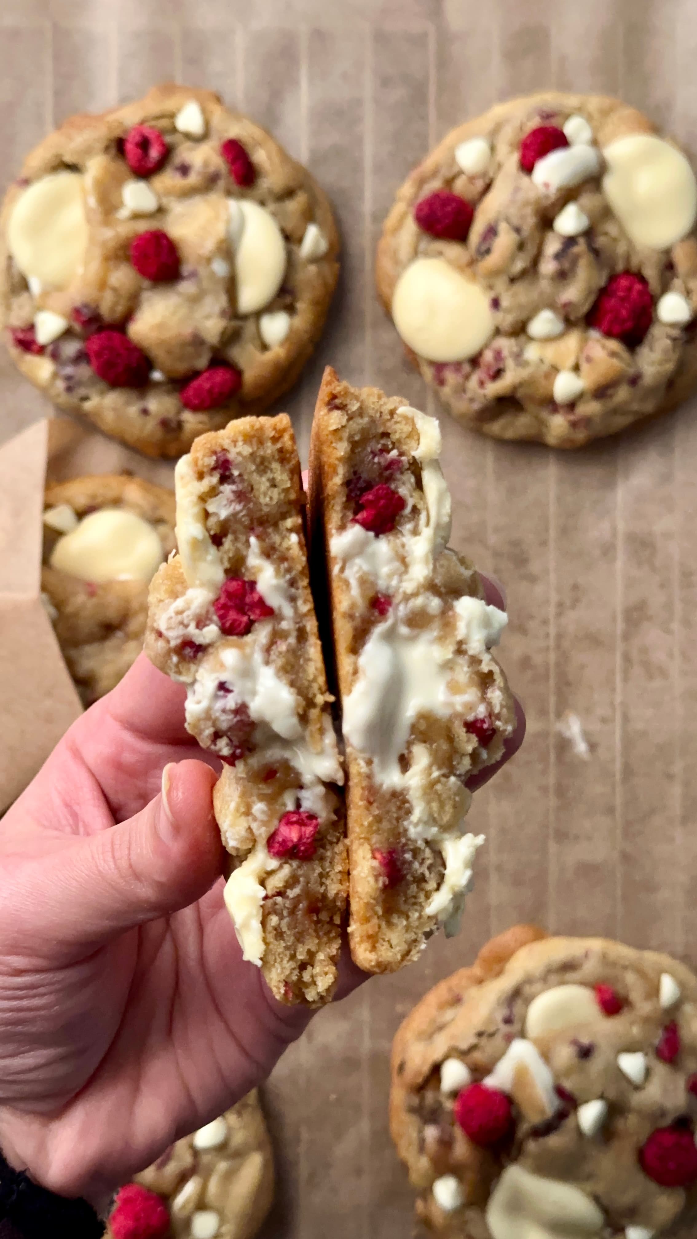 White Chocolate Raspberry Cookies — photo 2